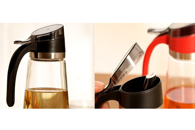 European Household Glass Olive Oil Bottle , Fancy Olive Oil Bottles