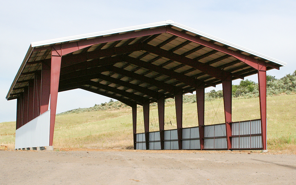 Prefabricated Steel Structure Steel Hay Storage Buildings Warehouse Metal Building