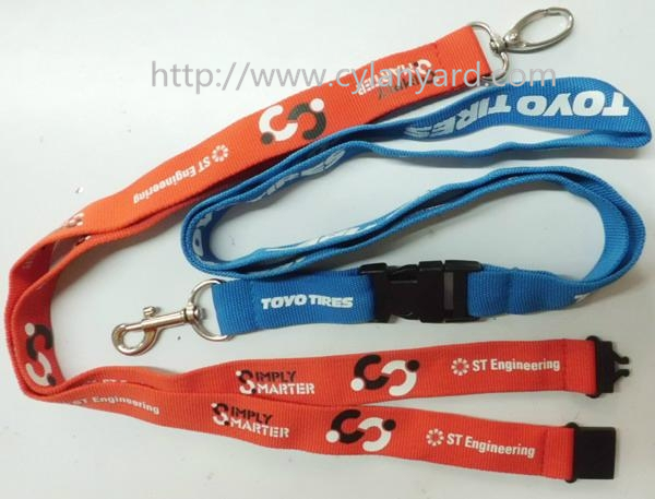 printed card badge lanyard