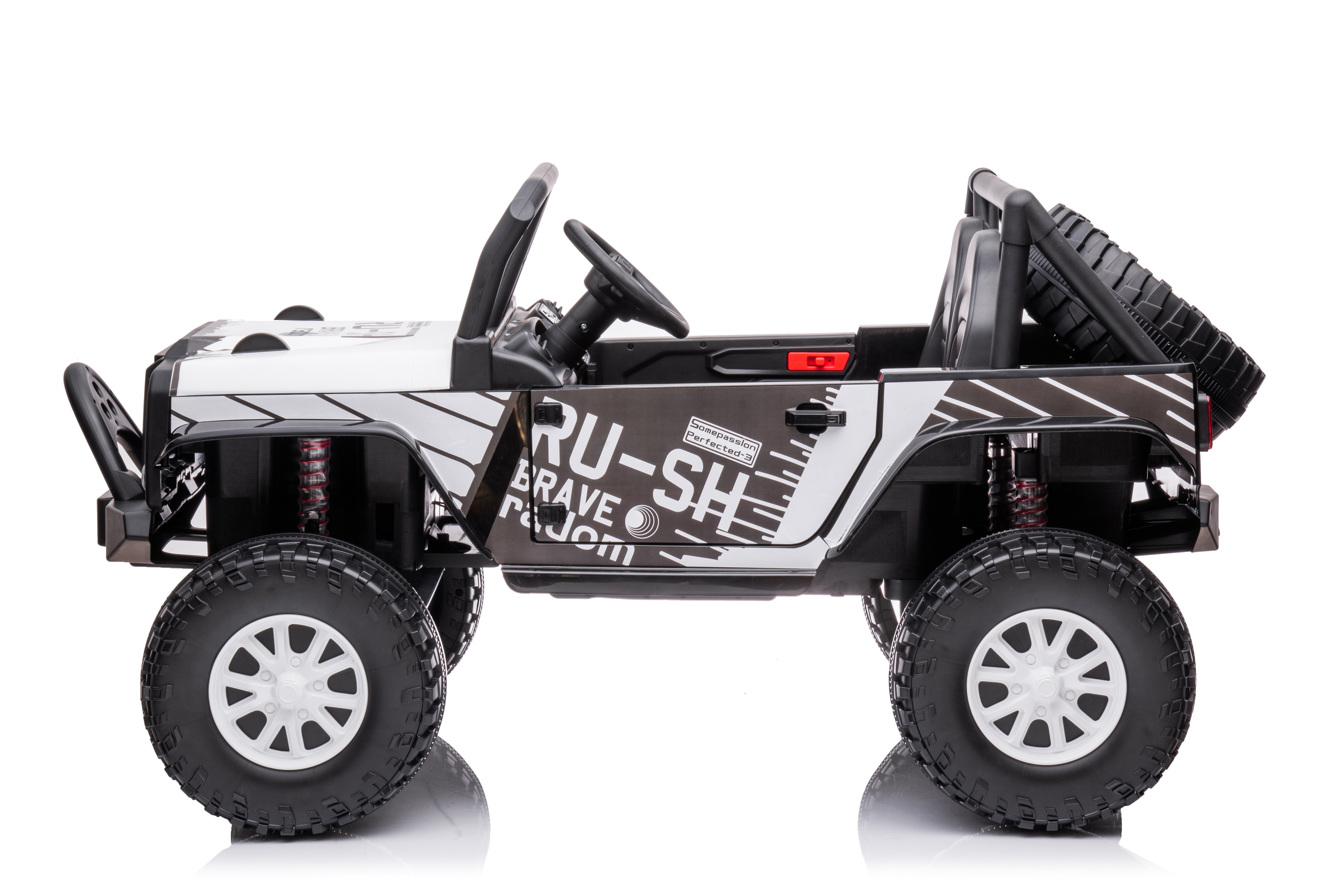 24 Volt Ride On Toys with Remote Control and 2 Seater Plastic PP Material