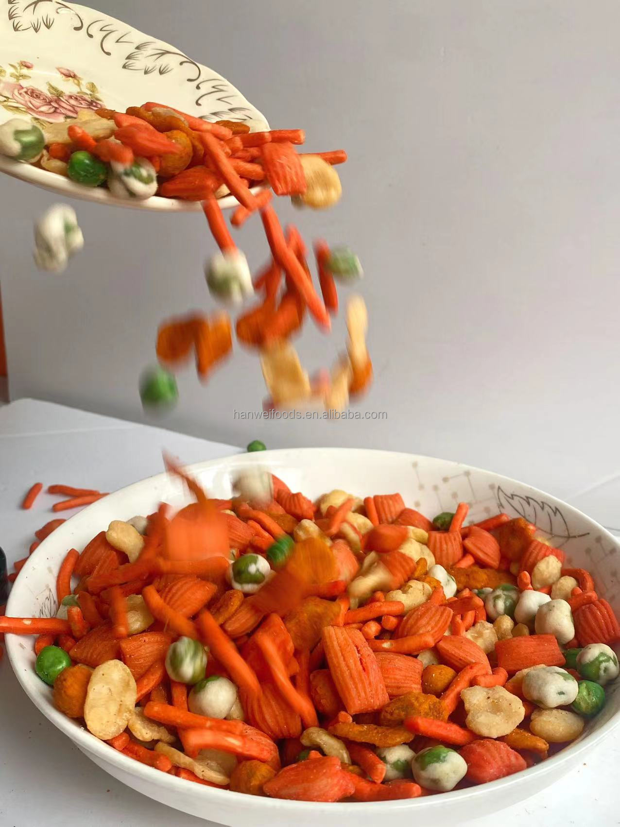 Free Collocation Green Pea Snack Wheat Flour Mixed Nut Snacks