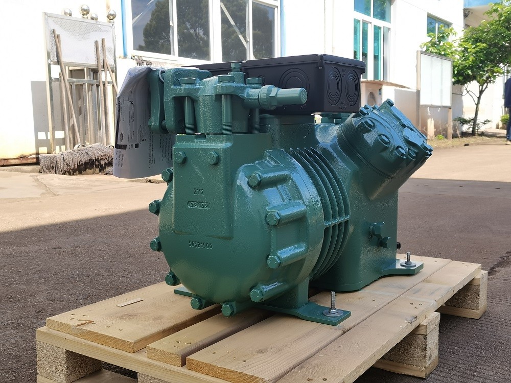 Original Semi Enclosed Piston Compressor For Cold Room Industrial Refrigeration Low Temprature