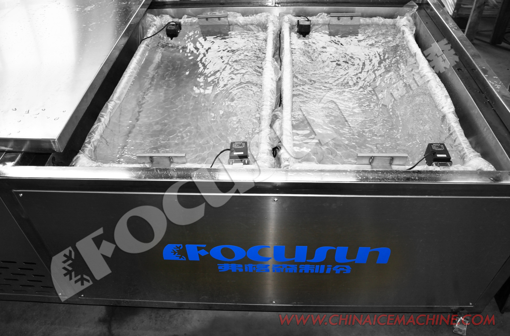 Transparent Block Ice Maker with Condenser Core Components Ice Sculpture Machine