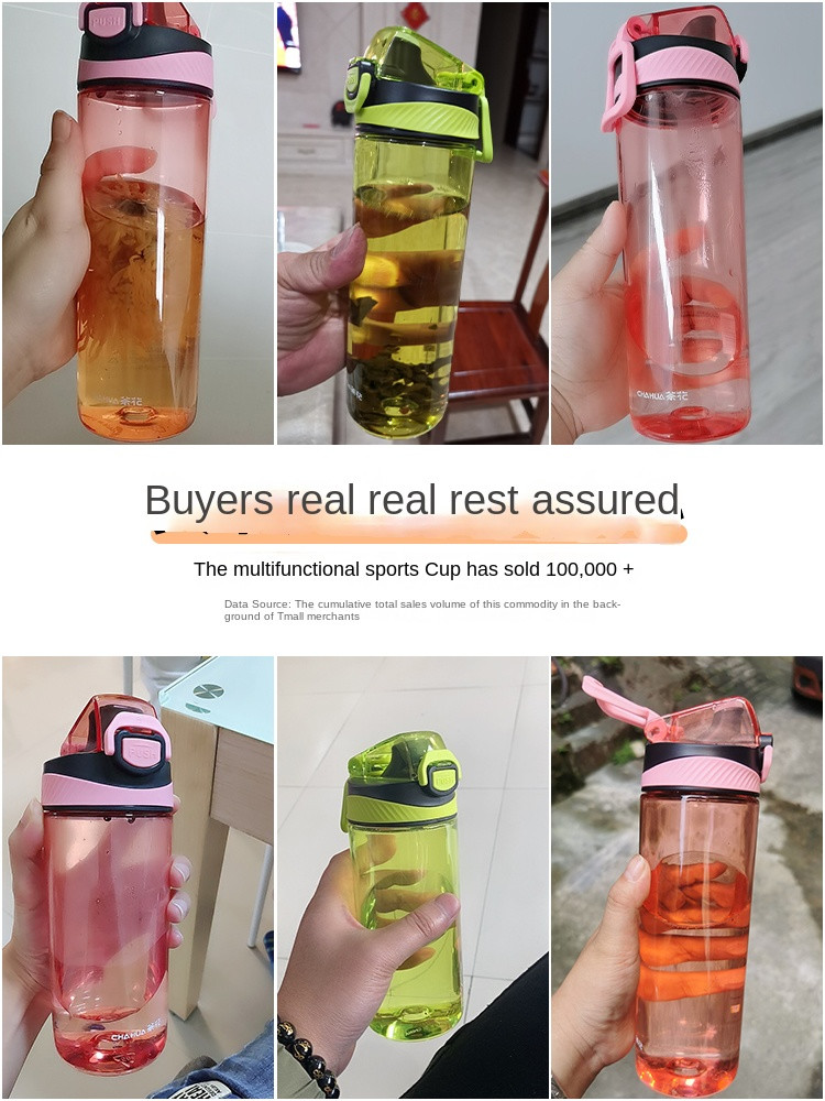 Compact Design 700ml 1000ml Cycling Water Bottle 1l Sports Water Bottle With Lift Clear Student Water Bottle For School Boy Hydrate With Reusable