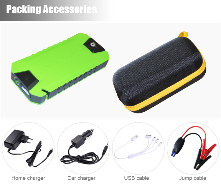 Multi - Function 12v Jump Starter Powerbank Minimax Battery Charger 20400mAh