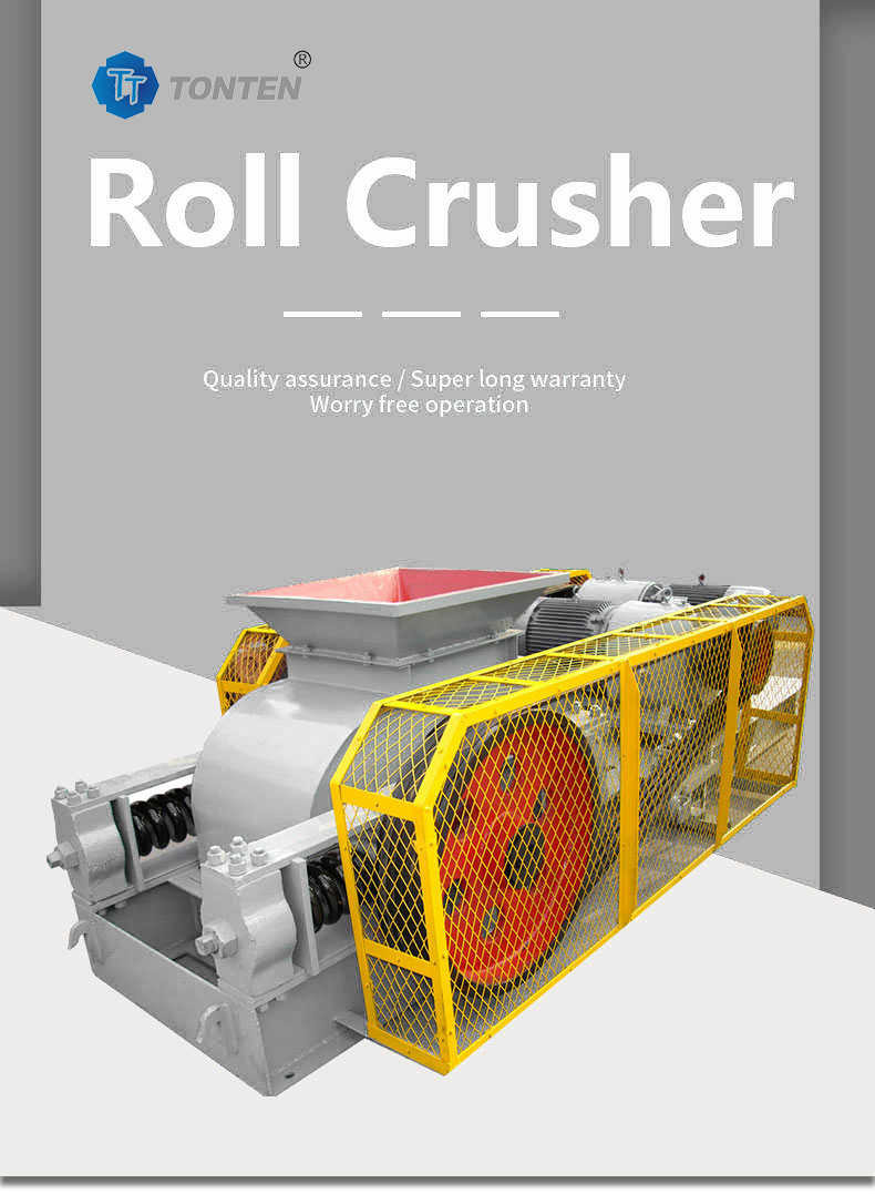 Rock Brick Double Roll Crusher Machine Stone Roller Sand Making Machine