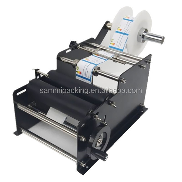 Easy to Operate Small Sticker Manual Round Bottle Labeling Machinery Label Applicator Machine