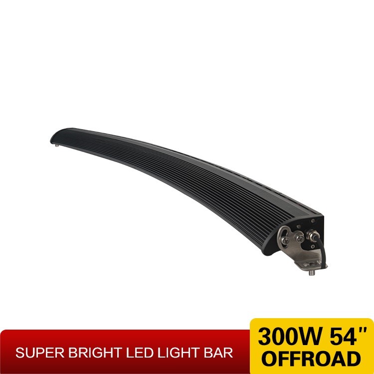 Hanka Superior Quality Single Row 10W CREE Curved Version IP67 Off Road Led Light Bar For Car