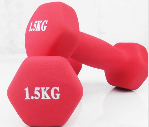 red blue pink gren purple Fitness Exercises Hand Weight Women