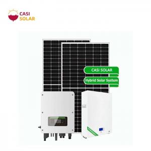 Buy cheap 10000W Hybrid Solar Power System TUV Home Solar Power Battery product