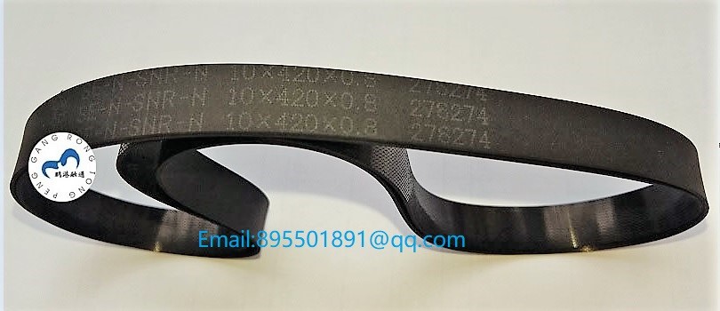 HITACH ATM belt 10x420x0.8 ATM parts Flat belt 10*420*0.8