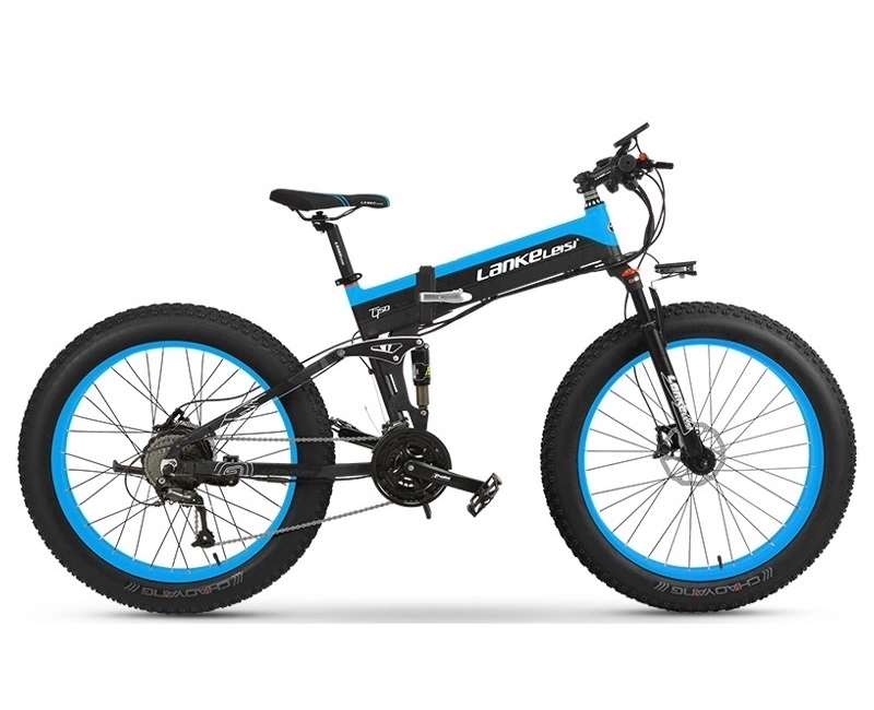 27 Speed 1000W Electric Mountain Bike Multi Functional 26 Inch Full Suspension