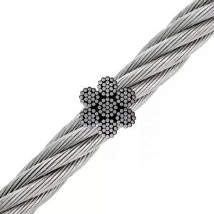 Buy cheap 8*19S+FC Galvanized Steel Wire Rope Cable with Carbon Steel Core and Customizable Packing Options product