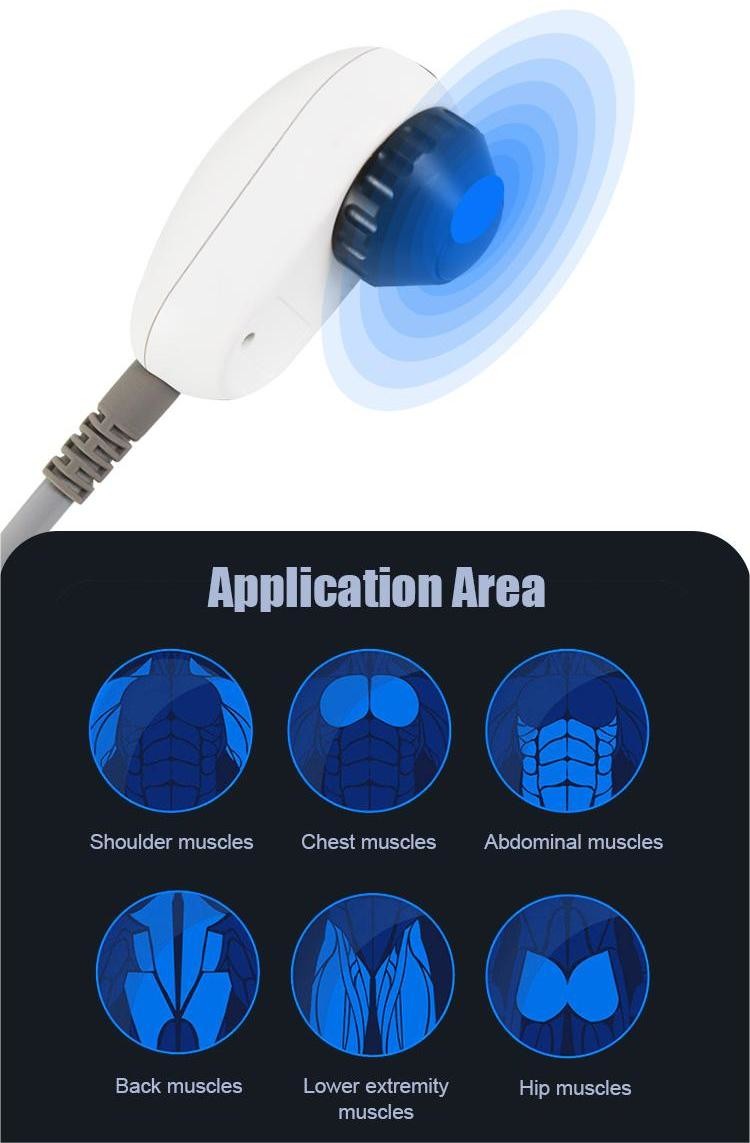 Vibration And Shockwave Massage Therapy Machine Slimming Body Multifunctions