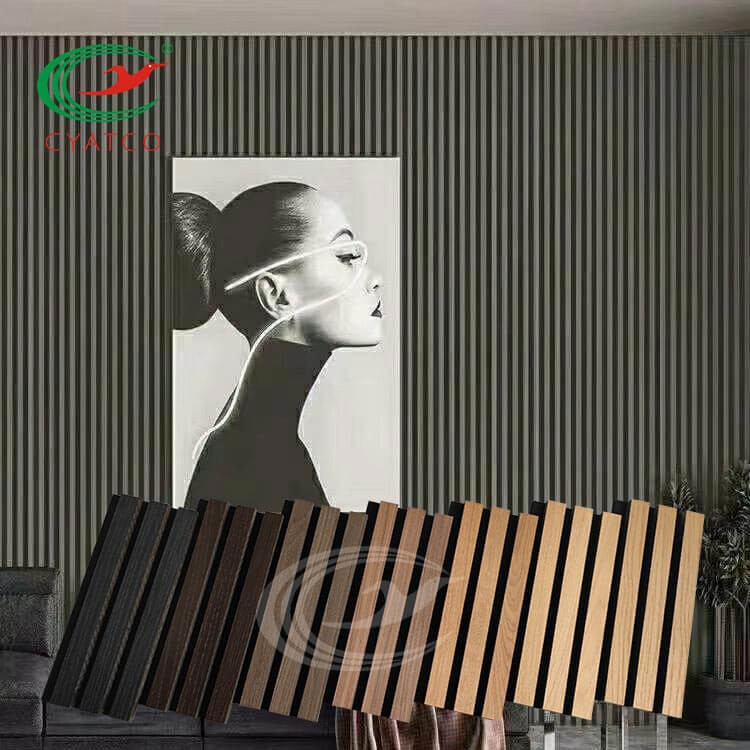 2400mm X 605mm Acoustic Wall Panels for Interior Sound Absorption Decor