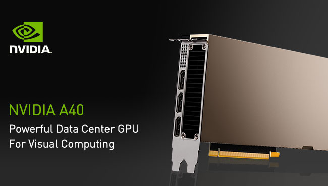 48GB Data Center A40 Scientific Nvidia GPU Server For Visual Computing AI Data Analysis