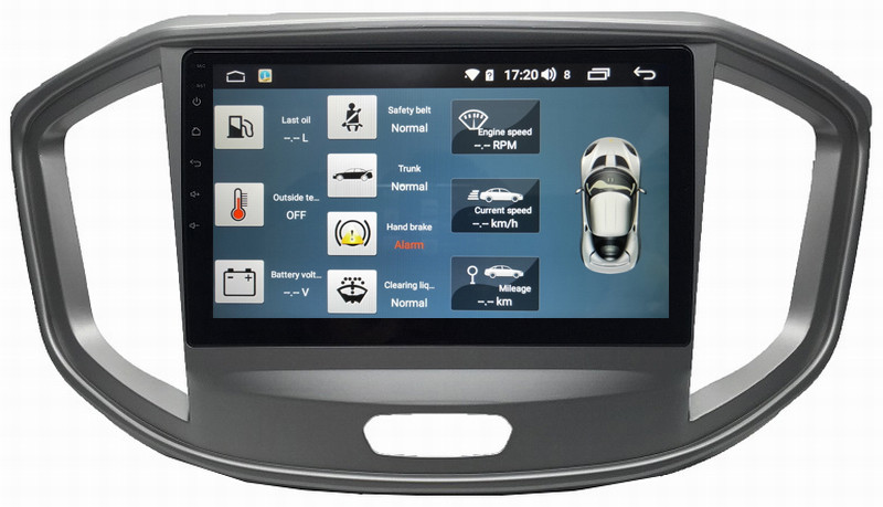 Ouchuangbo media player GPS radio for JAC Refine M4 support BT MP3 mirror link android 8.1 OS 4+64
