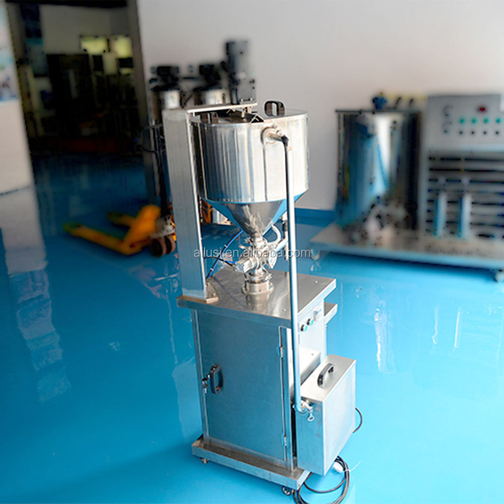 Vertical Pneumatic Olive Oil Filling Machine with Heating Lipstick Cream Mixing Heating Filling Machine