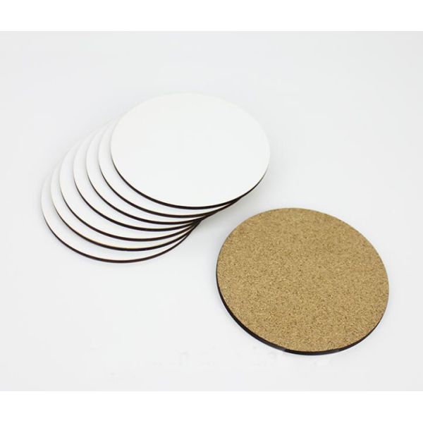 Hot Selling Diameter 90/95/100mm Sublimation MDF Blank Coaster or Customized Printing