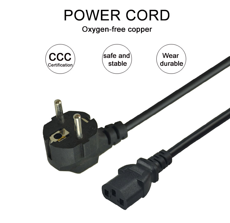 2PIN Plug EU Power Cord