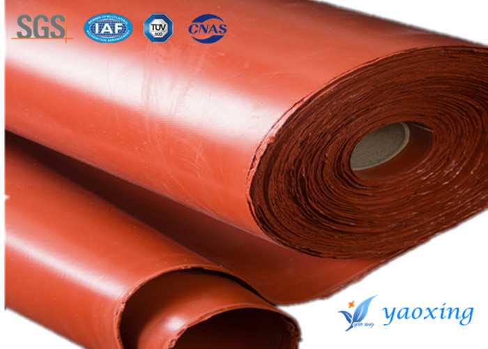Fire Curtain Fabric Double Sides Silicone Coated High Fireproof Performance
