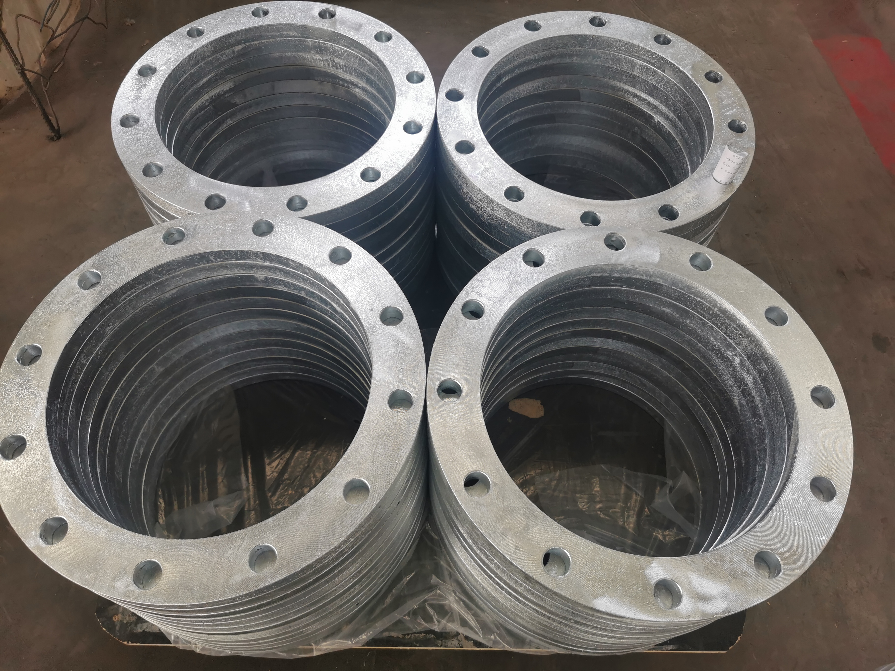 EN1092-01 Standard TYPE 01 Stainless Steel Plate Flange SS304 SS316L PN 2.5 PLFF Flat Face 0
