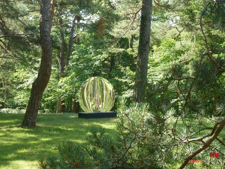 Custom Printing Large Stainless Steel Sculpture for Outdoor Abstract Art Installation