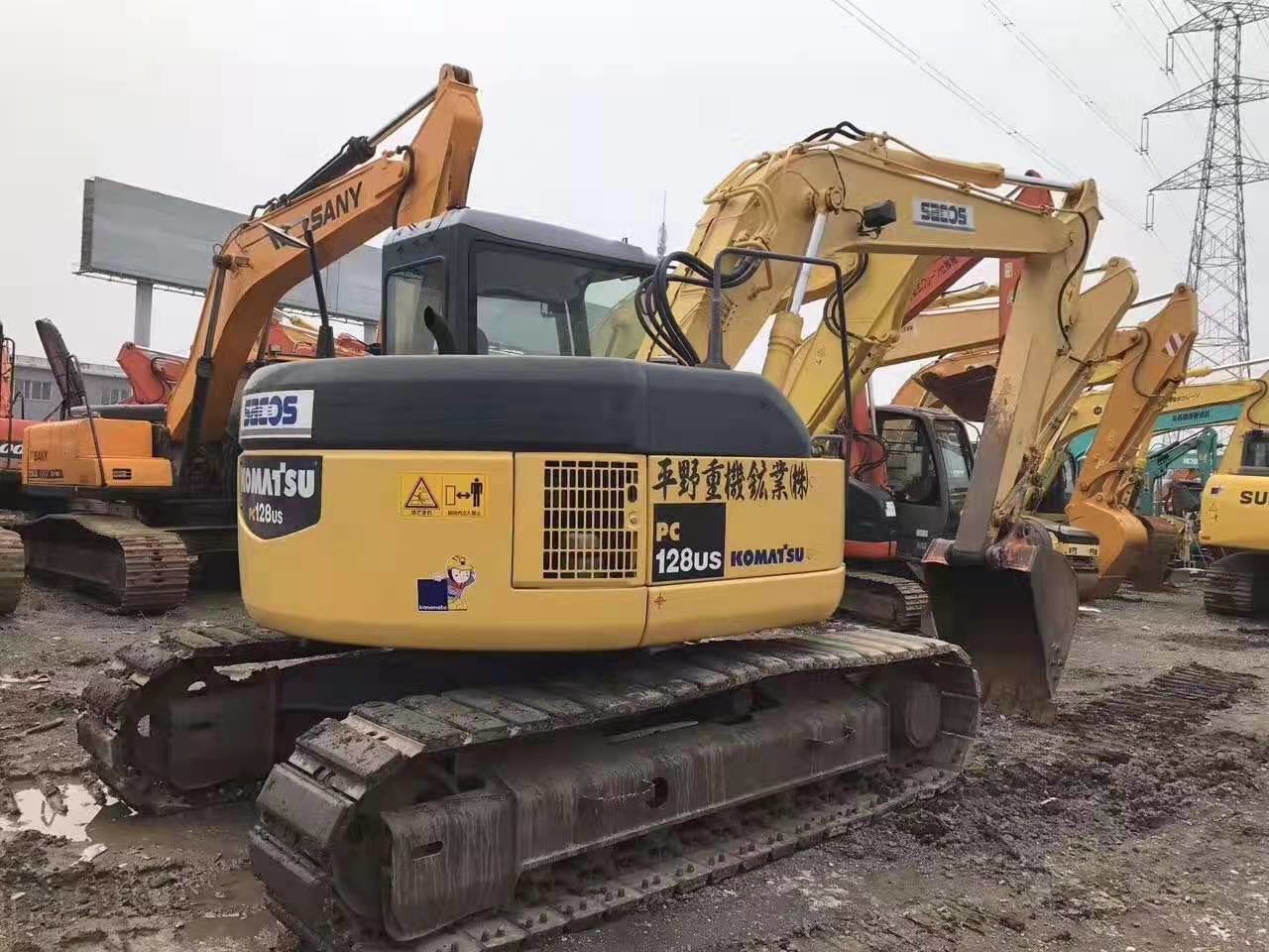 Small Turning Radius PC128US Used Komatsu Excavator
