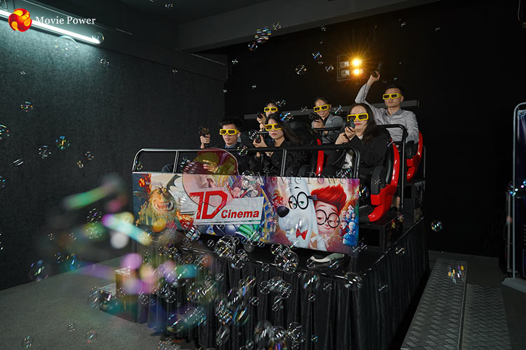 Special Effects Electric Platform Shooting Interactive 7D Movie Theater Cinema Game System Equipment