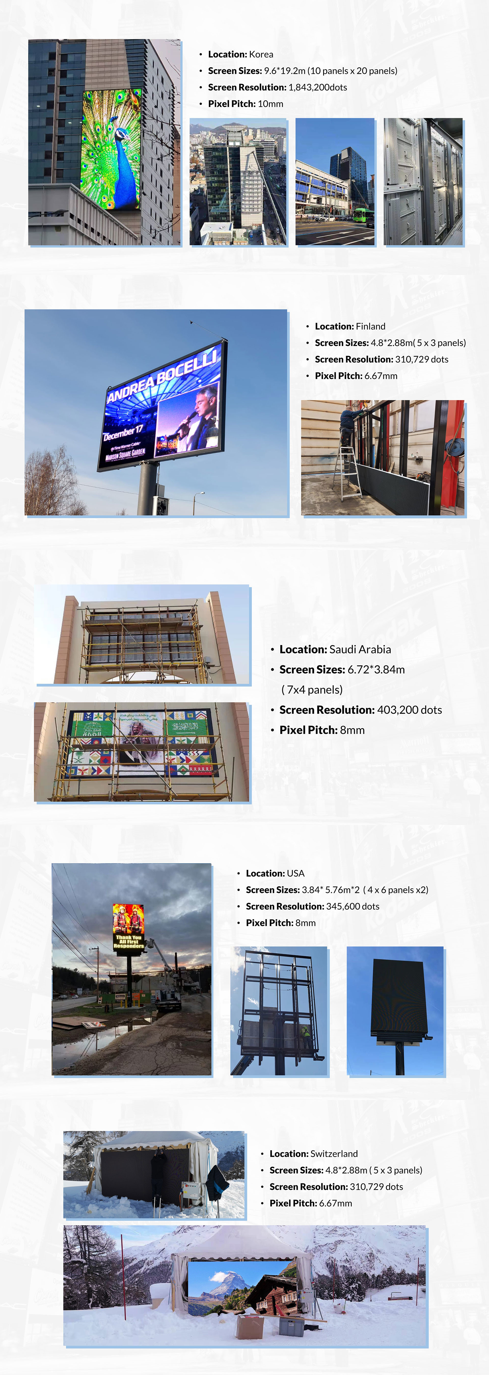 P6.67 Outdoor Digital Sign , Mall Fixed Installation LED Display