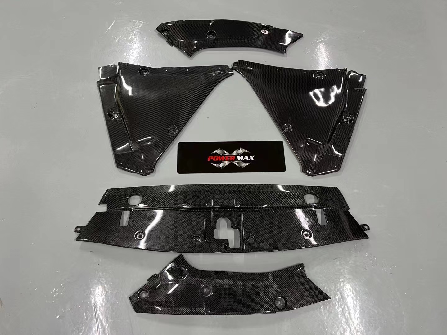 2007- 150mm Nissan Body Kit GTR R35 Carbon Fiber Engine Shield Battery Guard Antifreeze
