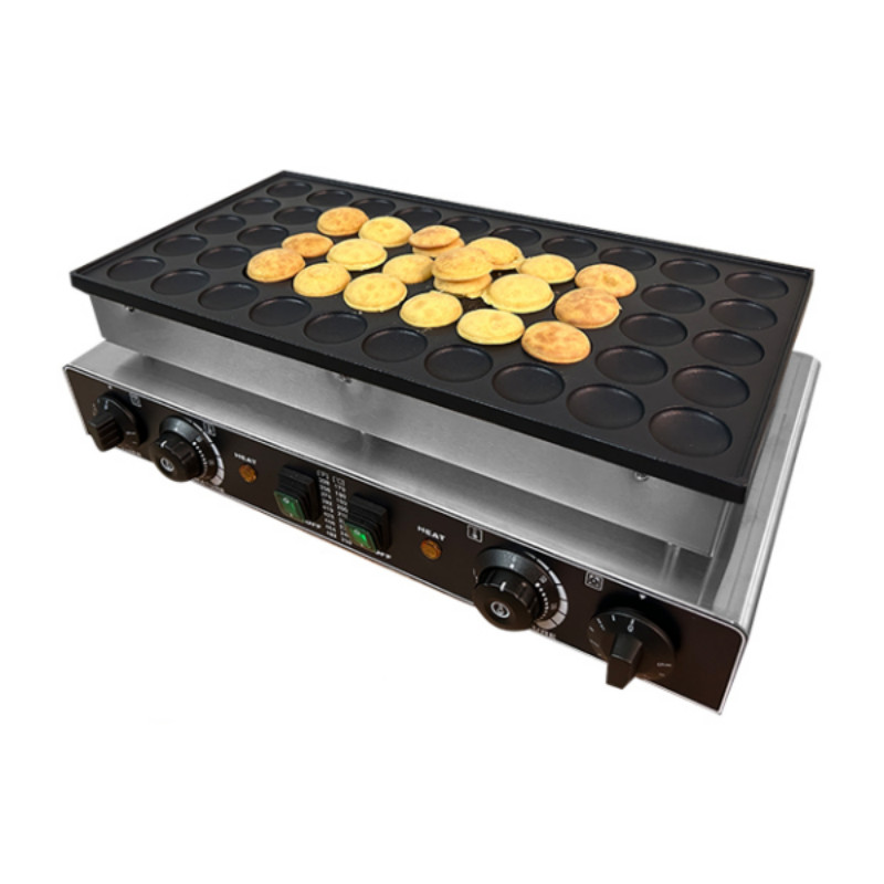 Professional Manufacturer Snack Stainless Steel Mini Pancke Machine 50 Holes dorayaki machine