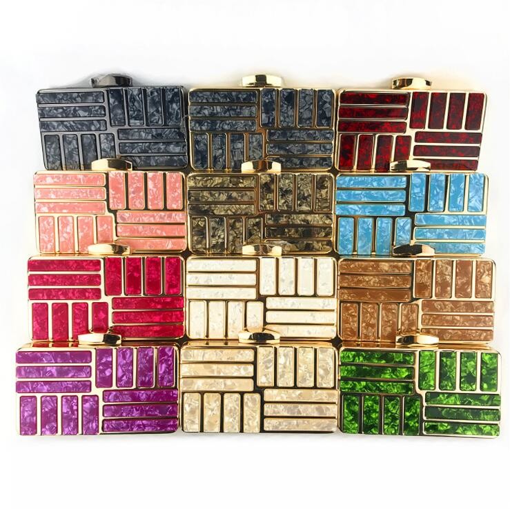 18.5cm Colorful Rectangle Purse Frame DIY Anniversary Gift