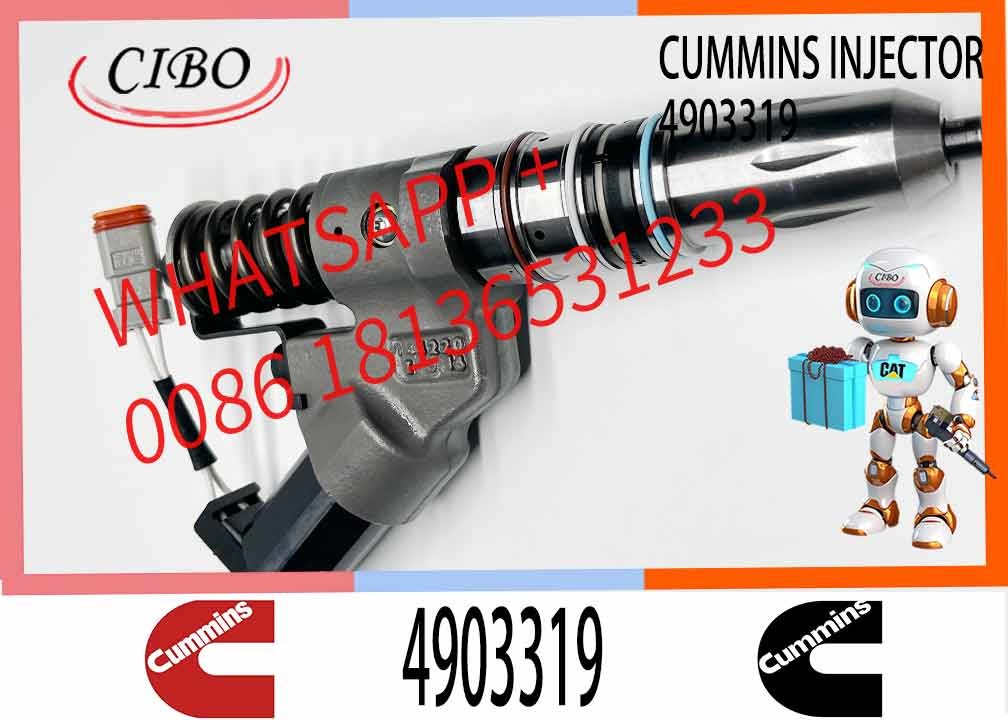 Common Rail Fuel Injector 4026222 4903319 4062851 3411845 Injector 23670-26011 4903472 for Diesel Engine M11 ISM11 QSM11