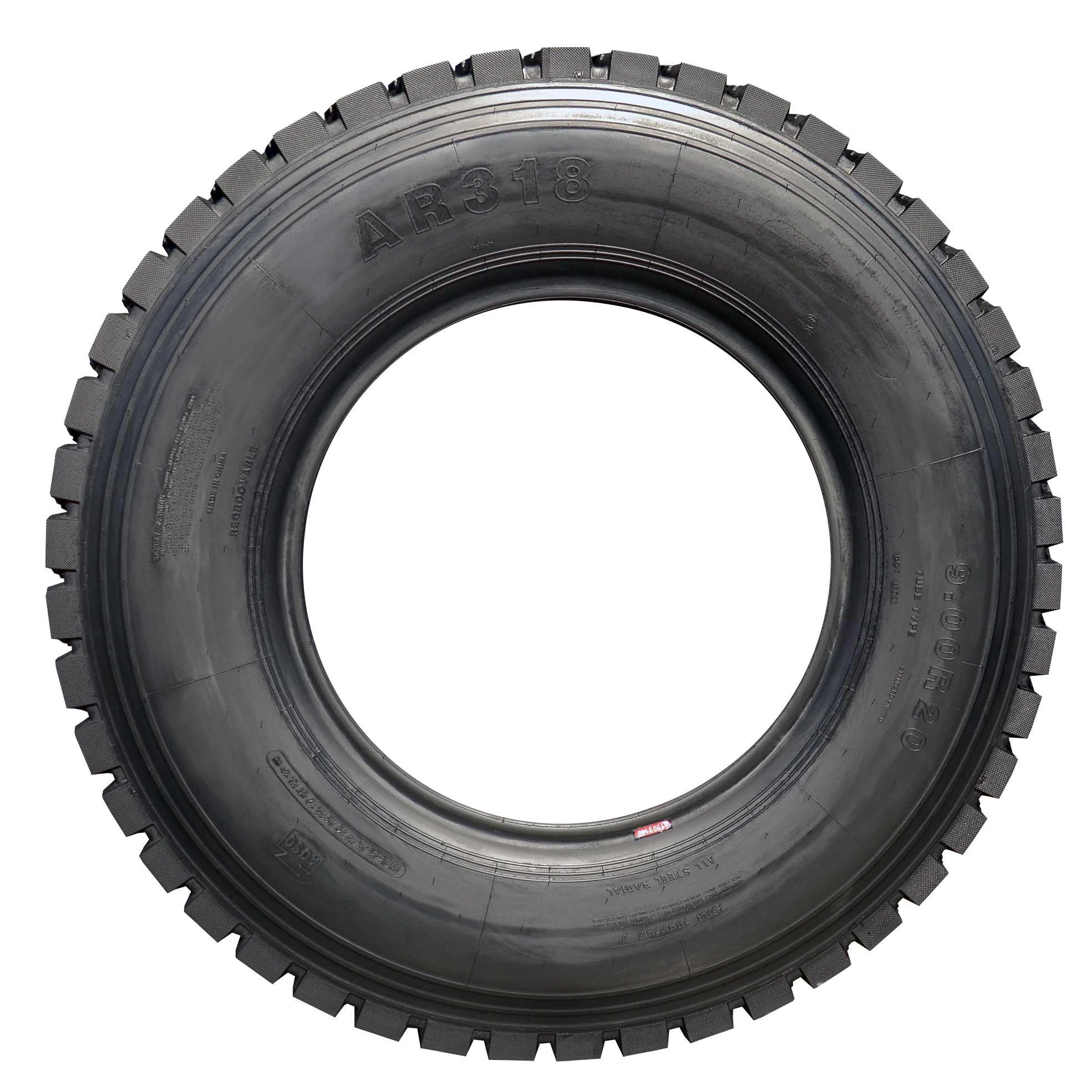 Durable Overload Wear Resistance All Steel Radial Truck Tyre 8.25R20 AR318