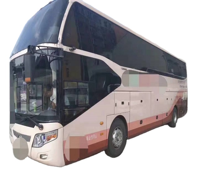 LHD Luxury Passenger Bus 57 Seats Rear Engine Place Luxury Design