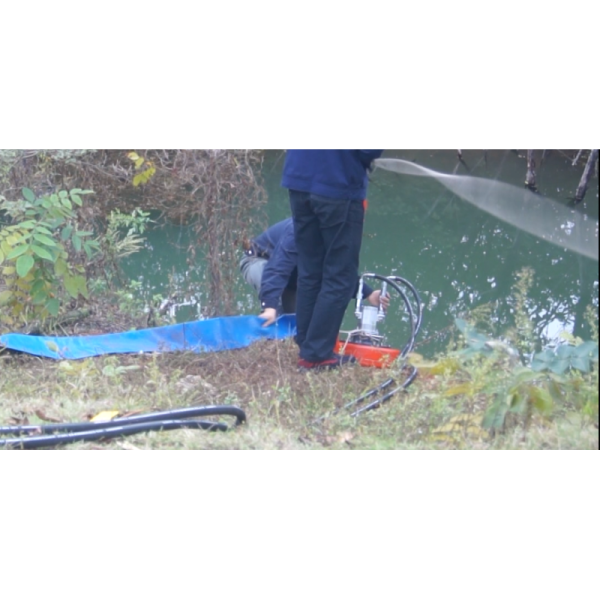 Zondar 40lpm Hydraulic Trash Pump Lightweight Water Pump For Underwater Pipe