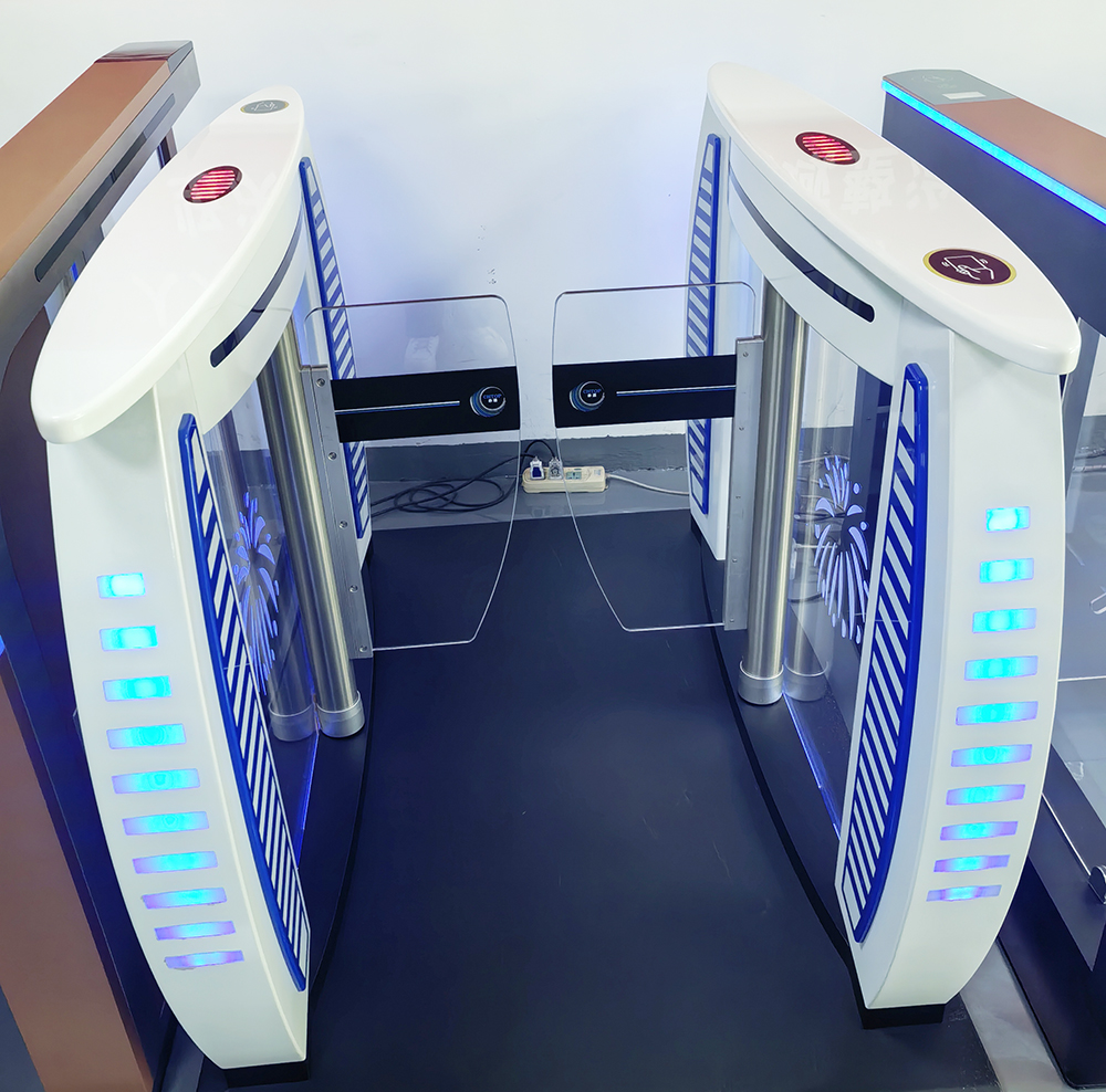 Sailboat Shaped Speed Gate Turnstile Access Security Gate for Safety Entrance & Eixt Control