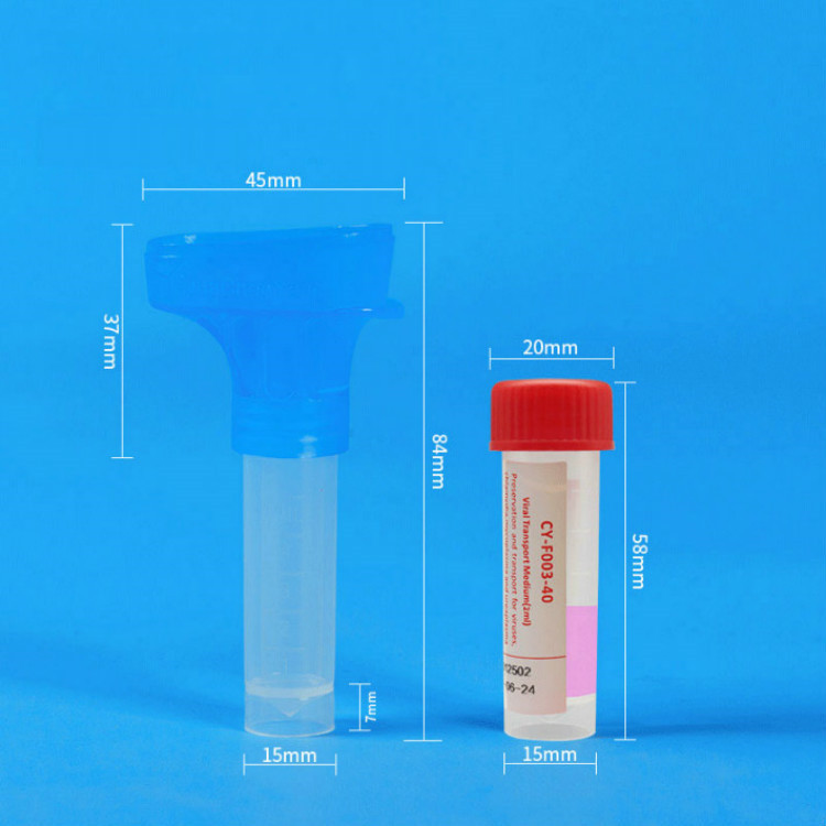 Iclean Saliva Collection Kits Sample Collection Clear Red DNA Saliva Kit