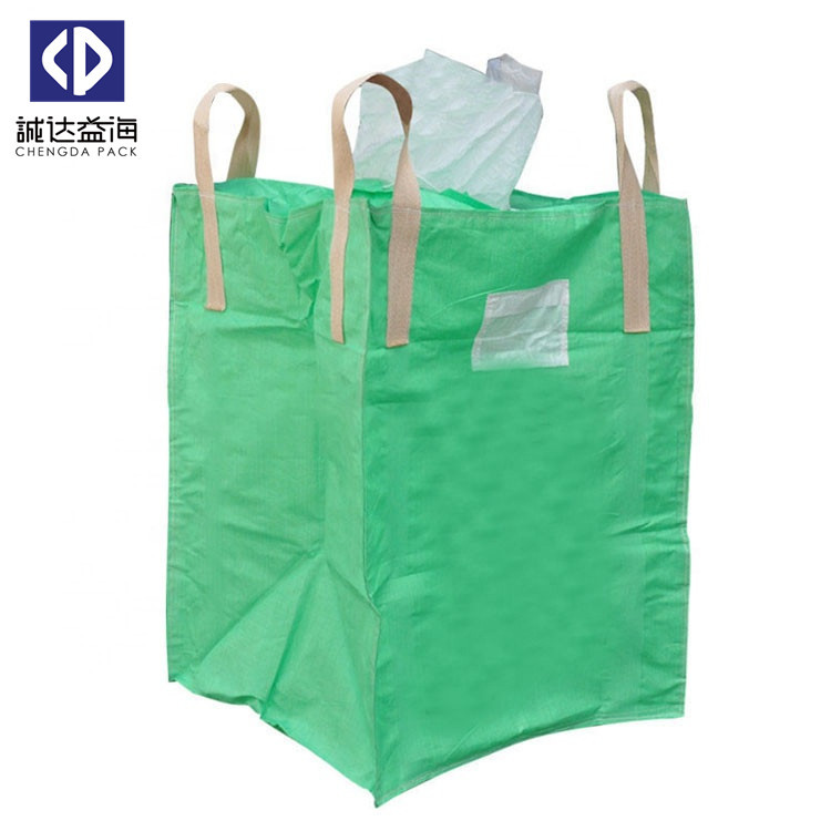UV Treated PP Fabric Jumbo Bulk Bags Open / Spout Top Anti Static Dust Proof
