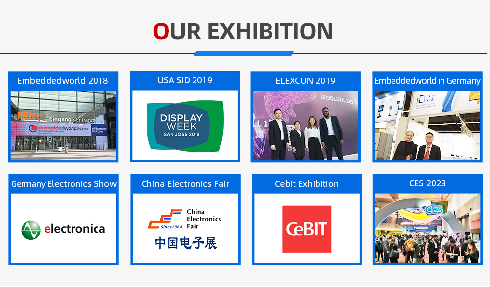 16.7M Color Bar Type LVDS TFT Display 500 Nits With LVDS Interface
