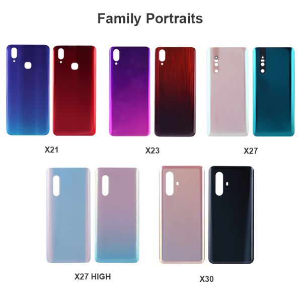 Original Smartphone Housing Cell Phone Battery Door Back Glass For Vivo X21 X23 X27 X30 X27