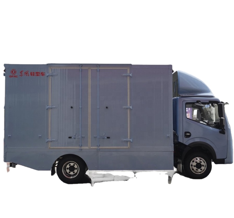 Durable Dongfeng Single Cabin Pure Electric Van Cargo Truck for Logistics Transportation