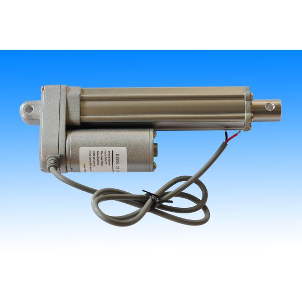 push/pull mini linear actuator with potentiomter 200mm stroke 500N force 12v or 24v dc, made in China electric actuator