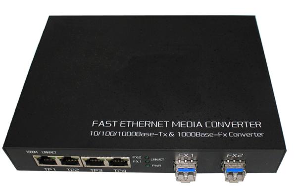 Quality UTP RJ45 fiber optic media converter for cctv , gigabit network switches for sale