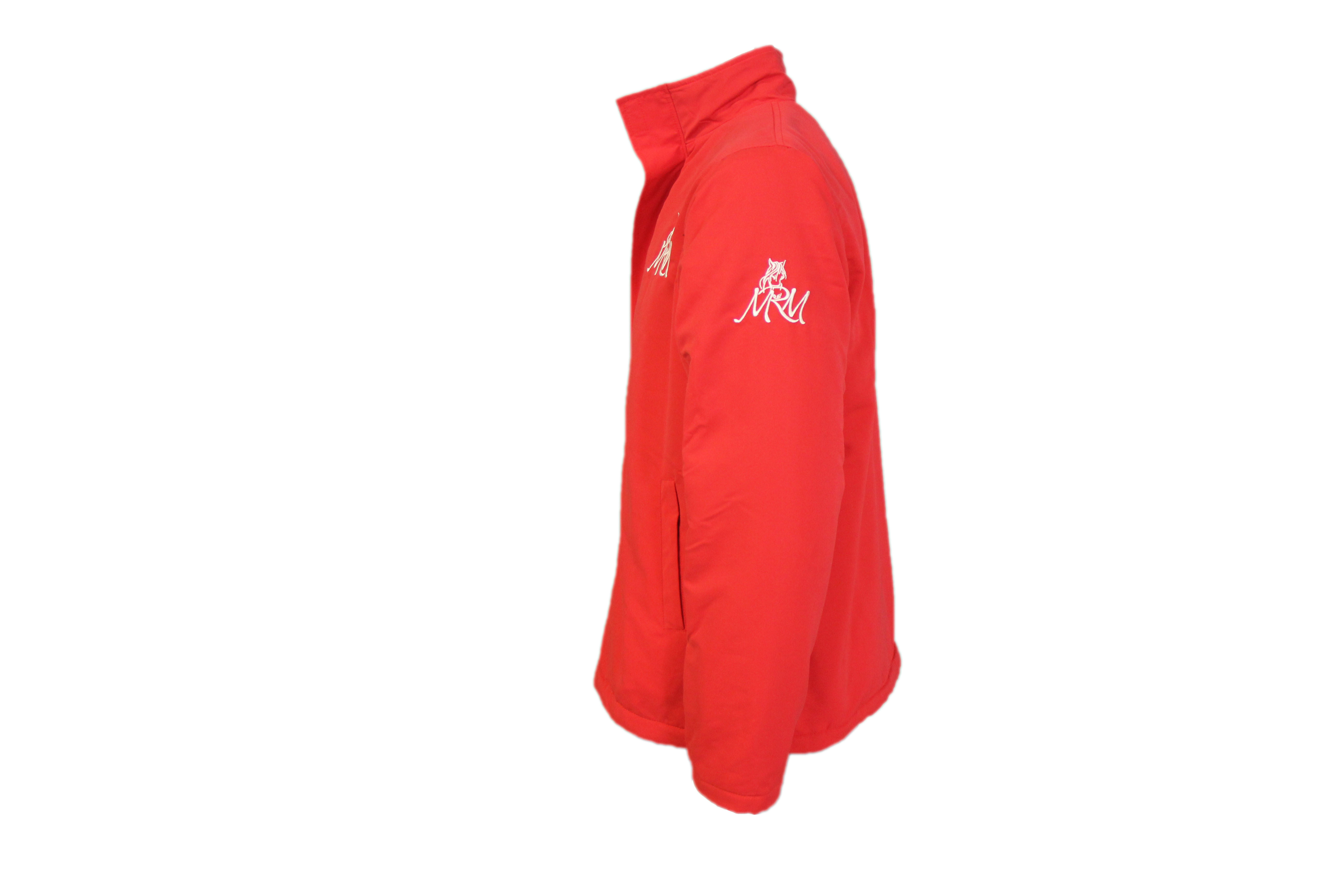 S-5XL Fleece Lined 413 GSM Black Thermal Jacket With Embroidery
