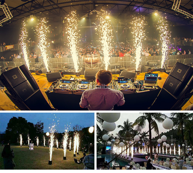 600W Wedding Cold Sparkler Machine 5.5kg For Dj Party Event
