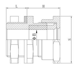 IP66 IP68 ATEX IECEx M20 Cable Gland Explosion Proof