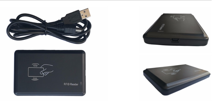 Customized Logo RFID Card Reader 13.56Mhz 125KHZ ID Card Reader With T5577 Chip