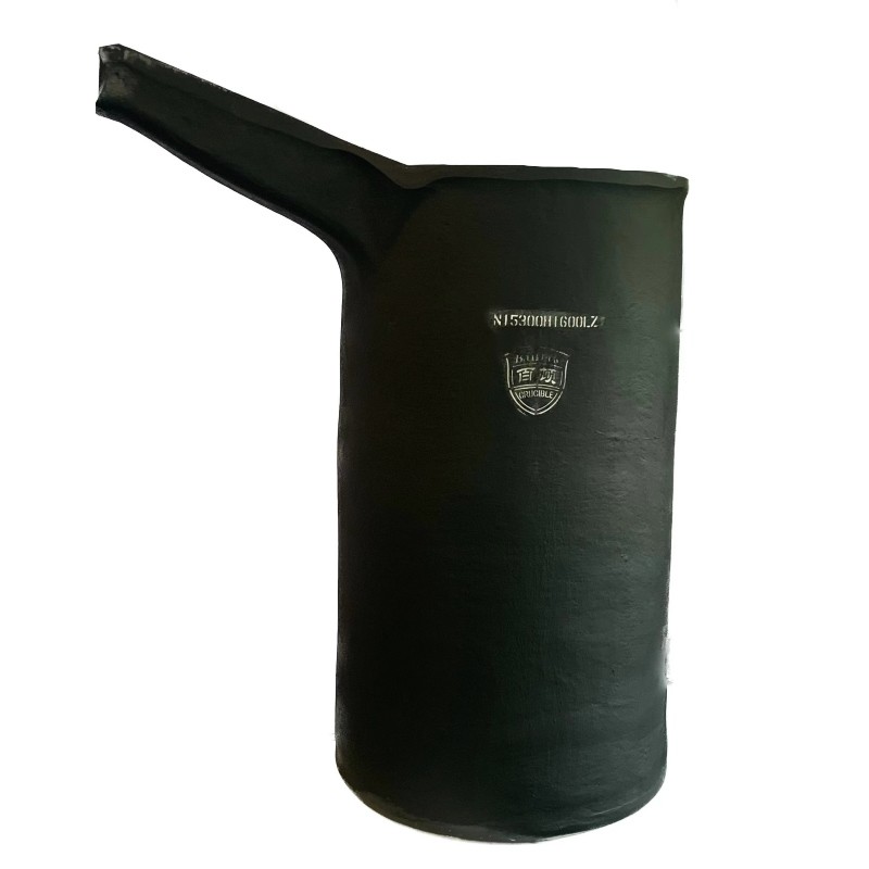 Customized Crucible With Pouring Nozzle Silicon Carbide Graphite Melting